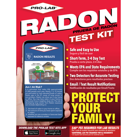 PRO-LAB Detector Radon Test Kit RA100